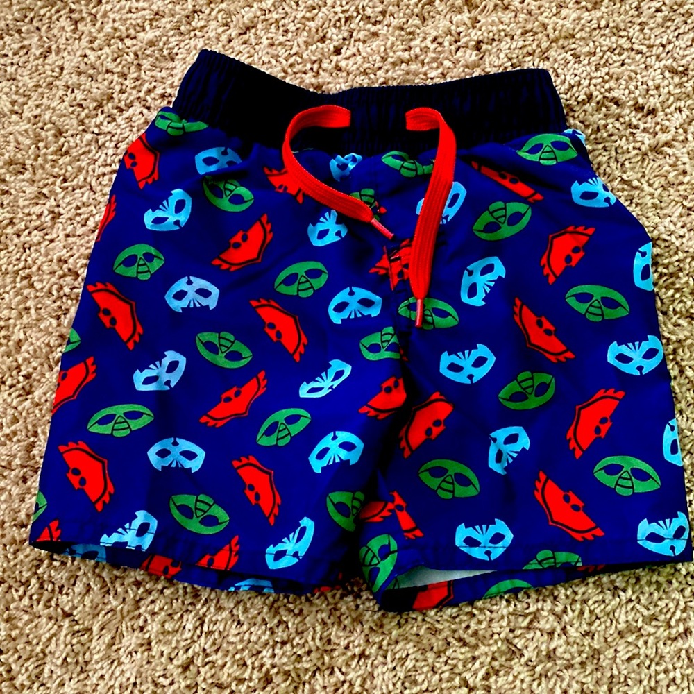 PJ MASK boys swim shorts. Size 2T